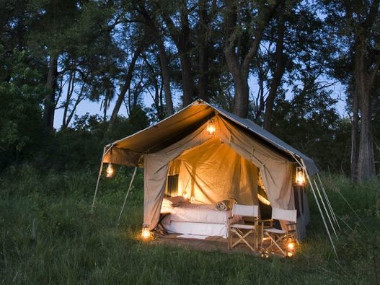 Chobe national Park mobile tent