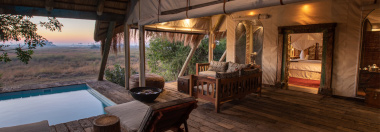 Selinda camp luxury tented Botswana safari