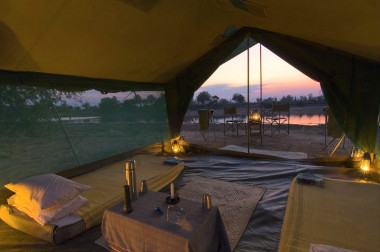 Zambia walking Safari tent