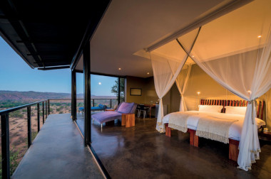 Outpost bedroom safari lodge