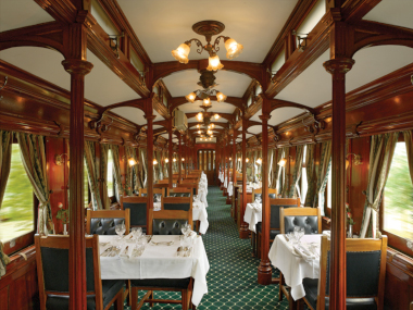 rovos rail dining car